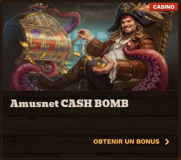Fat Pirate Casino slot game with pirate, tentacles, and cash bomb bonus
