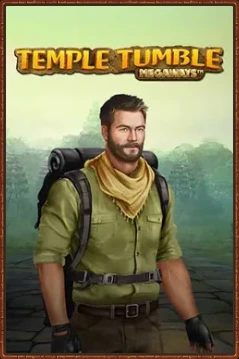 Temple Tumble Megaways slot game adventurer character