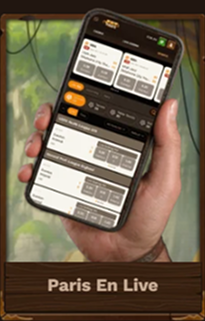 Mobile screen showing live betting odds for football matches